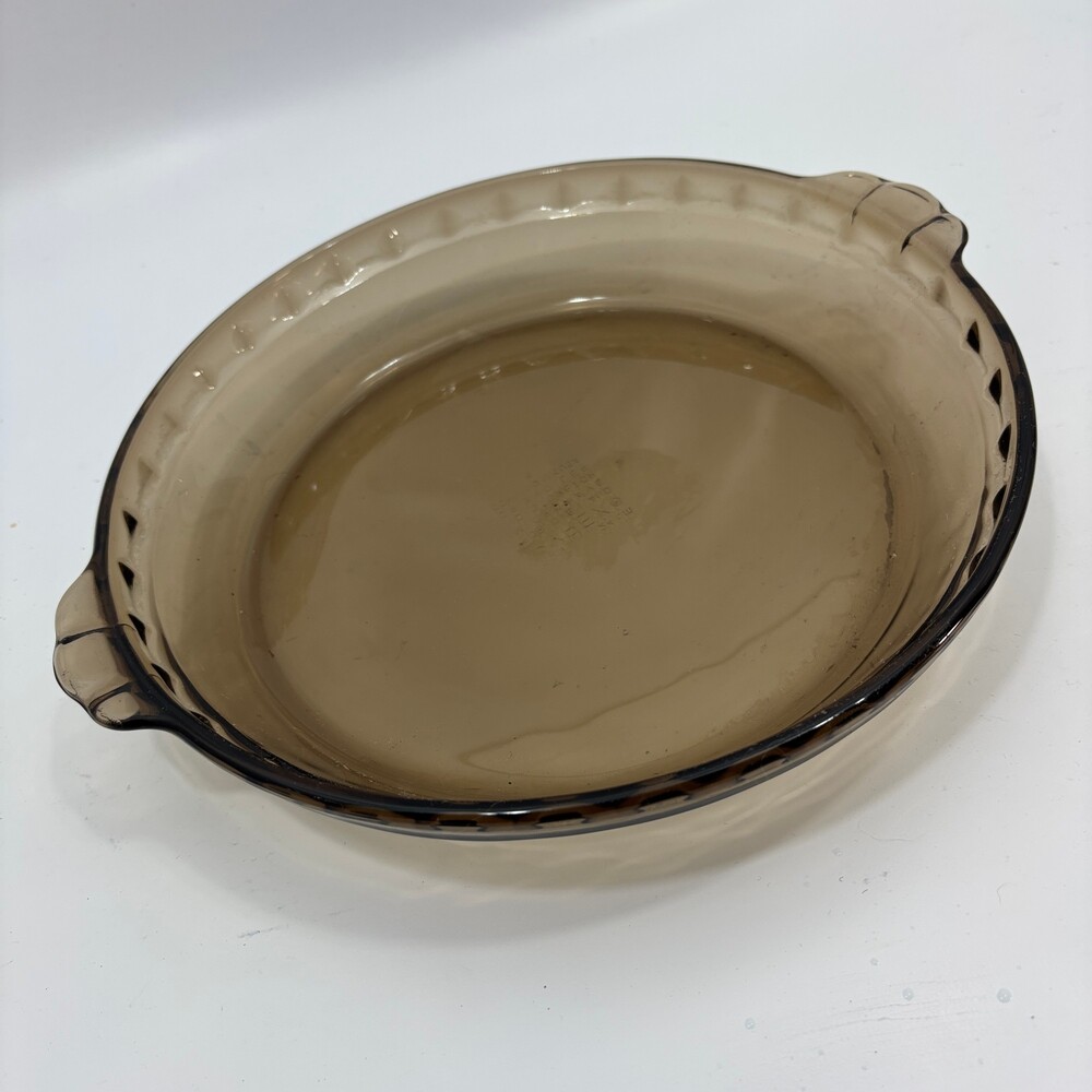 Pyrex Vintage Oval Amber Glass Casserole Dish 10 Inch